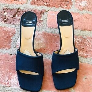 Stuart Weitzman Blue open toed heels size 8.5 AA